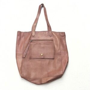 Day & Mood Anthropologie Heather Tote Bag Large Brown Leather Shoulder Bag Boho